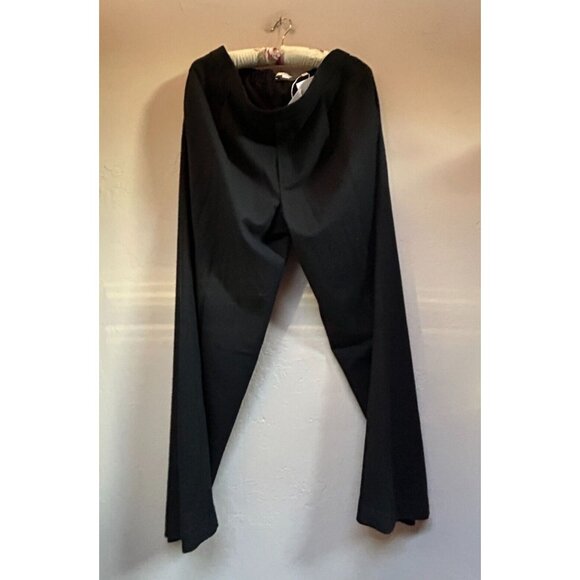 Vince Women's Trousers Pants High-waisted Straight-leg Black Large New